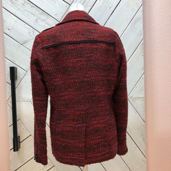 Lucky Brand Red & Black Jacket Blazer - Picture 5 of 7